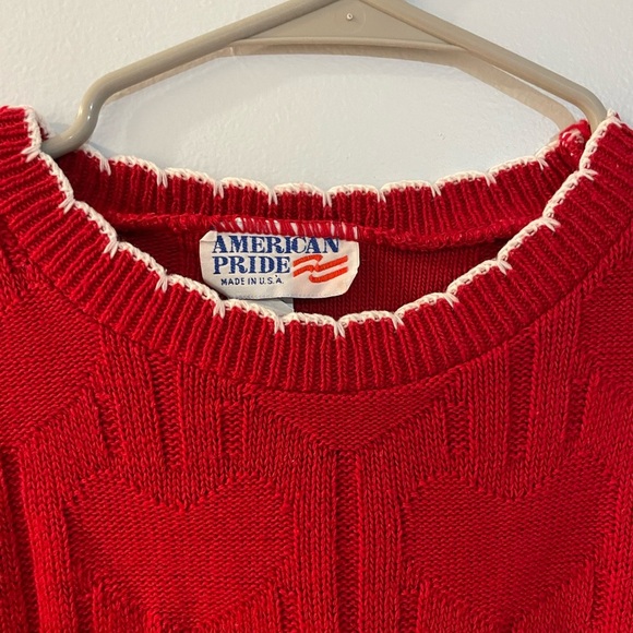 Vintage America Pride Acrylic made in the USA women’s size large sweater - Picture 3 of 5